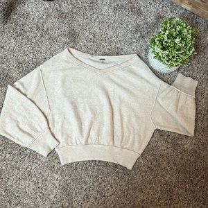Cute free people s cashmere tan sweater